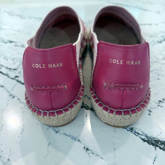 Cole Haan Cloudfeel Stitchlite Espadrille Festival Fuschia Pink/White Size 11 - Picture 4 of 6